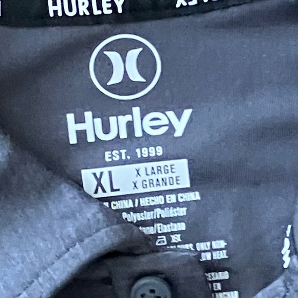 NEW!! Hurley Men's performance Polo - Picture 5 of 6